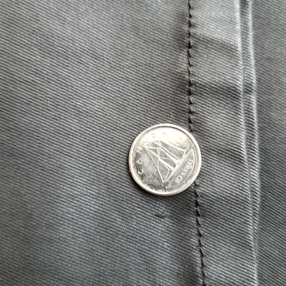 🆕 Eileen Fisher Black Jeans with leather look coating - Picture 3 of 7